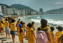 Clean Up limpeza da praia de Copacabana