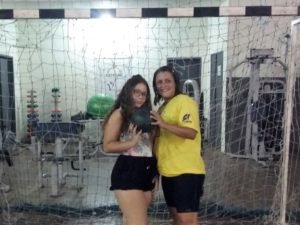 Atleta AnaPaula e a Filha Maria Eduarda