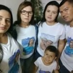 Família de Michelly (ou Miguel) faz homenagem