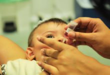 vacinação contra sarampo e polio